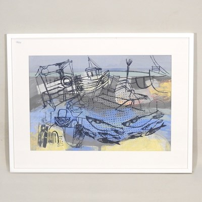 Lot 48 - Annabel Ridley, contemporary, Aldeburgh beach,...