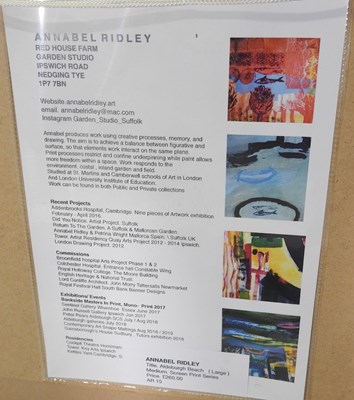 Lot 48 - Annabel Ridley, contemporary, Aldeburgh beach,...