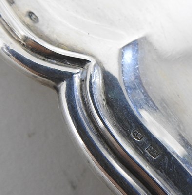 Lot 35 - An early 20th century continental silver tray,...