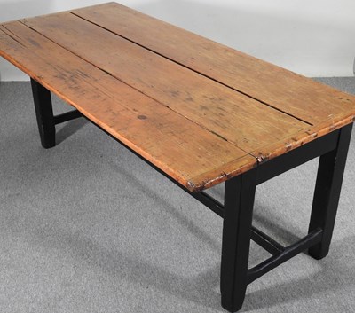 Lot 55 - A 19th century dining table, with a hinged...
