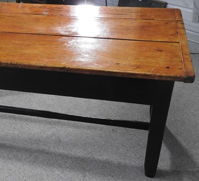 Lot 55 - A 19th century dining table, with a hinged...