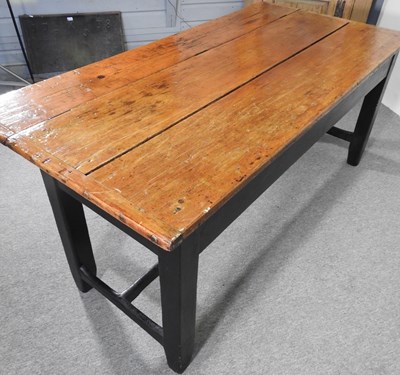 Lot 55 - A 19th century dining table, with a hinged...