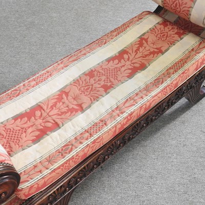 Lot 49 - A good quality Regency style carved mahogany...