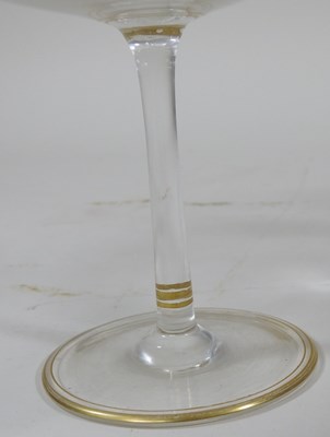 Lot 13 - A late 18th century firing glass, 11cm high,...