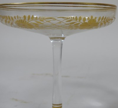 Lot 13 - A late 18th century firing glass, 11cm high,...