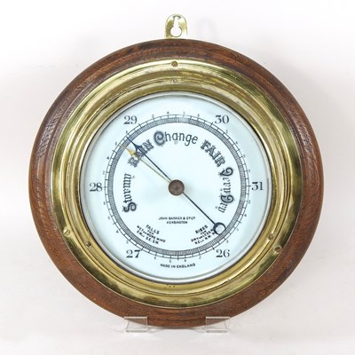 Lot 103 - An early 20th century brass cased ship's...