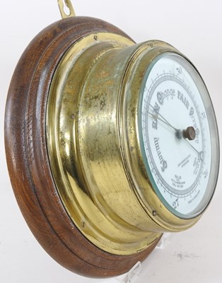 Lot 103 - An early 20th century brass cased ship's...