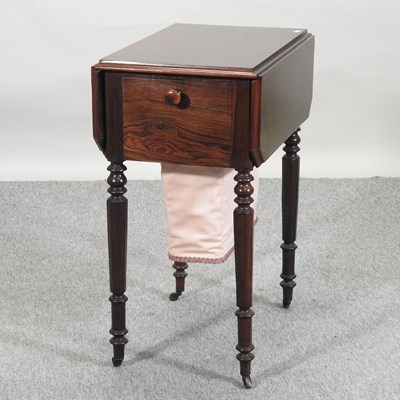 Lot 290 - A 19th century mahogany work table