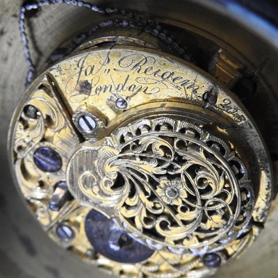 Lot 3 - An unusual 19th century mantel clock, with a...