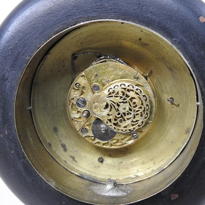 Lot 3 - An unusual 19th century mantel clock, with a...
