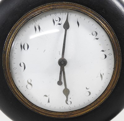 Lot 3 - An unusual 19th century mantel clock, with a...