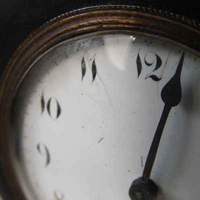 Lot 3 - An unusual 19th century mantel clock, with a...
