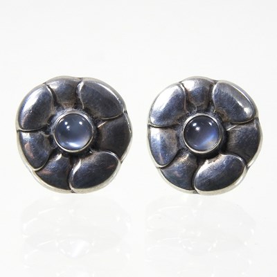 Lot 77 - A pair of Danish silver Moonlight Blossom 36...