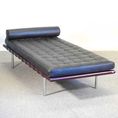 Lot 508 - After Mies Van Der Rohe, a Barcelona day bed,...