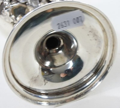 Lot 2 - A Victorian Irish silver goblet, having a vyne...