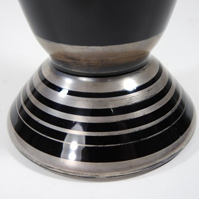 Lot 24 - A French Art Deco glass vase, circa 1930, with...