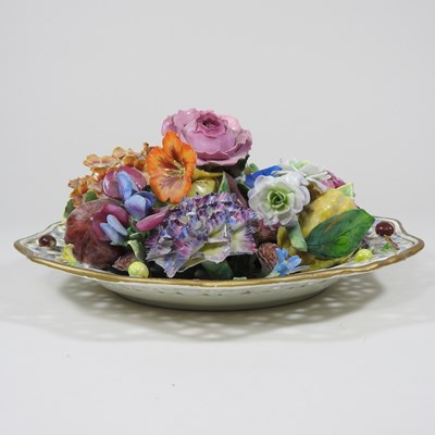 Lot 4 - A 19th century Meissen porcelain trompe l'oeil...