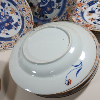 Lot 12 - A collection of twelve 18th century Imari...