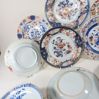 Lot 12 - A collection of twelve 18th century Imari...