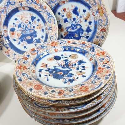 Lot 12 - A collection of twelve 18th century Imari...