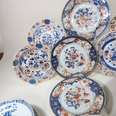 Lot 12 - A collection of twelve 18th century Imari...