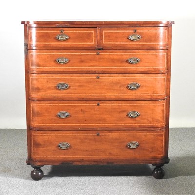Lot 529 - A George IV mahogany and crossbanded...