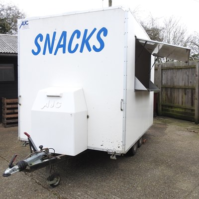 Lot 32 - An AJC catering trailer or burger van, with a...