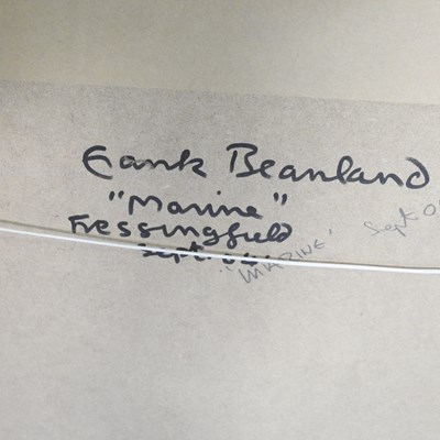 Lot 13 - Frank Beanland, 1936-2019, Marine, signed in...