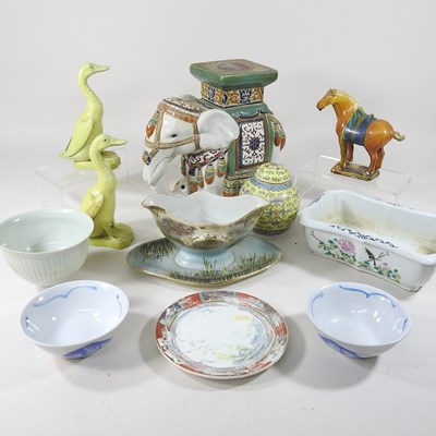Lot 85 - A Chinese tang style horse, 16cm high,...