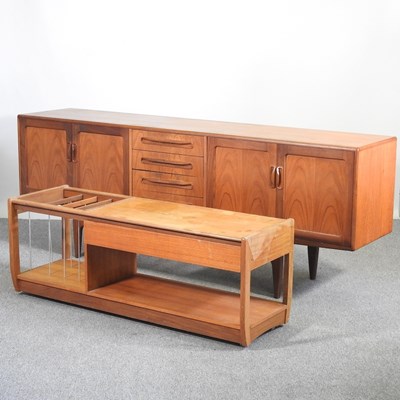 Lot 467 - A 1970's G plan teak sideboard, 211cm wide,...