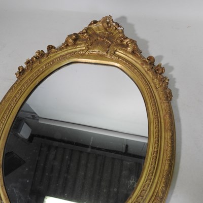 Lot 26 - A 19th century carved pine and gilt gesso...