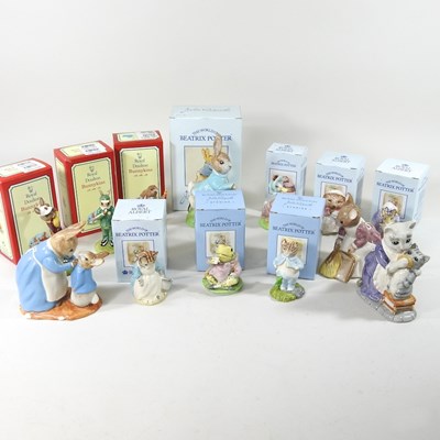 Lot 769 - A Royal Albert Beatrix Potter figure, together...