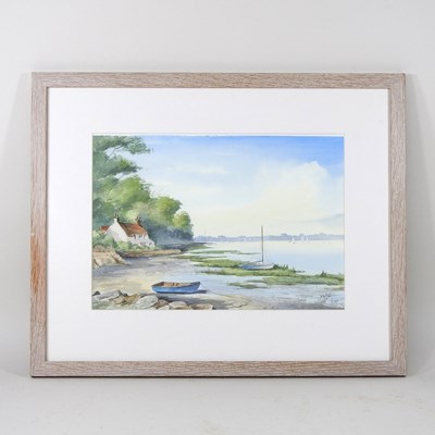 Lot 755 - Judy Mattin, contemporary, Pin Mill, Suffolk,...