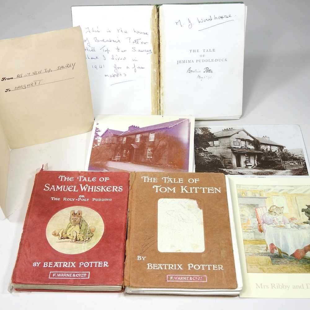 Lot 36 - Beatrix Potter, The Tale of Jemima Puddle-Duck,...