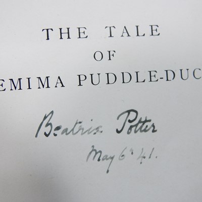 Lot 36 - Beatrix Potter, The Tale of Jemima Puddle-Duck,...