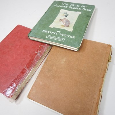 Lot 36 - Beatrix Potter, The Tale of Jemima Puddle-Duck,...
