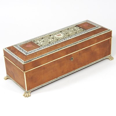 Lot 33 - A 19th century Indian vizagapatum sandalwood...