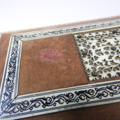 Lot 33 - A 19th century Indian vizagapatum sandalwood...