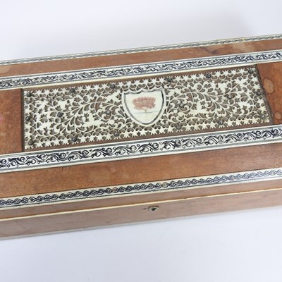 Lot 33 - A 19th century Indian vizagapatum sandalwood...