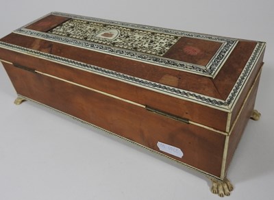 Lot 33 - A 19th century Indian vizagapatum sandalwood...