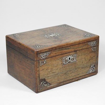 Lot 782 - A Victorian rosewood and mother of pearl...