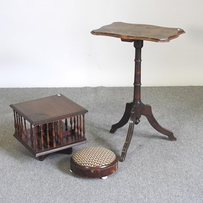 Lot 772 - An Edwardian table top revolving bookcase,...
