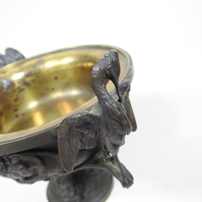 Lot 42 - A 19th century cast bronze cup and cover, of...