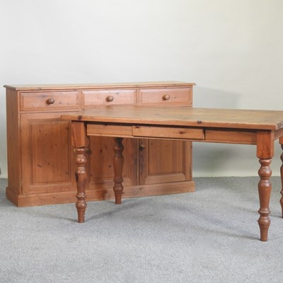 Lot 50 - A modern pine sideboard