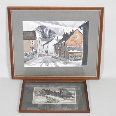 Lot 519 - John Tookey, b1947, Suffolk town, signed and...