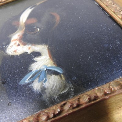 Lot 39 - English school, 19th century, head of a...