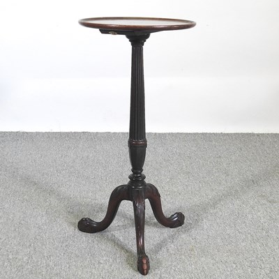 Lot 360 - A Victorian occasional table, on a reeded...