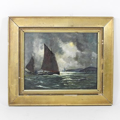 Lot 531 - English school, 19th century, a fishing vessel...