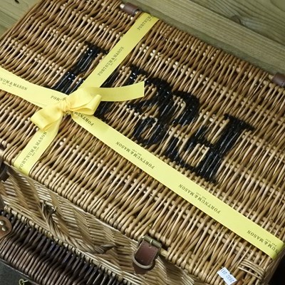 Lot 51 - A Victorian brass coal scuttle, together with...