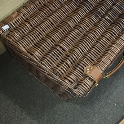 Lot 51 - A Victorian brass coal scuttle, together with...